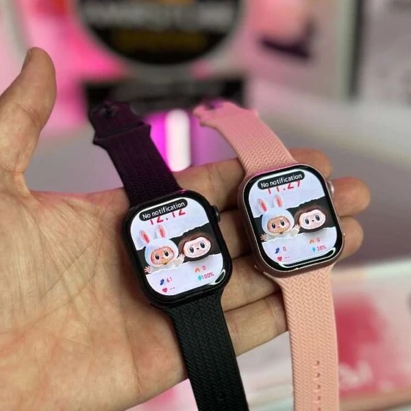ساعت هوشمند Wisme-X68 Mini به همراه سه بند متنوع و ایرپاد بلوتوثی